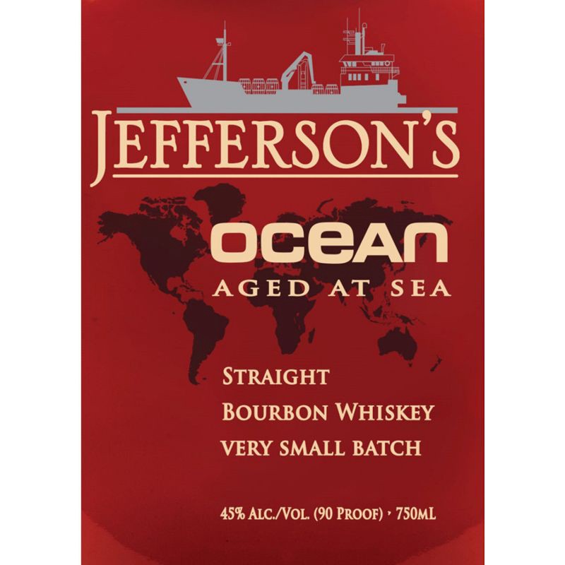slide 11 of 12, Jefferson's Ocean Aged at Sea Bourbon Whiskey - 750ml Bottle, 750 ml