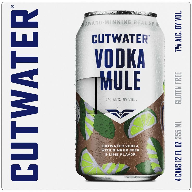 slide 6 of 12, Cutwater Spirits Cutwater Fugu Vodka Mule Cocktail - 4pk/355ml cans, 4 ct; 355 ml