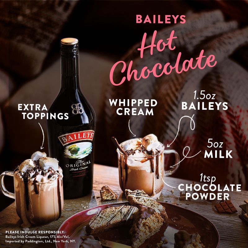 slide 4 of 9, Baileys Irish Cream Liqueur Minis - 3pk/100ml Bottles, 3 ct, 100 ml