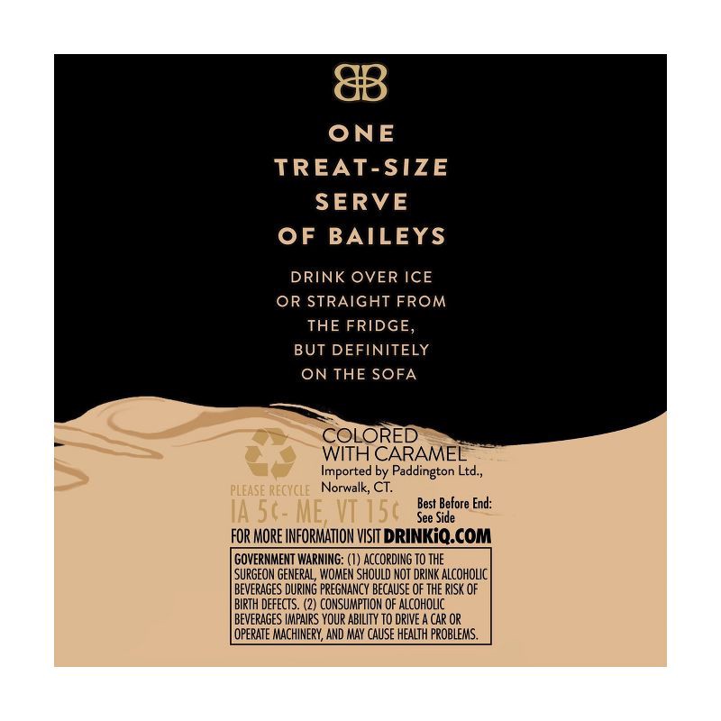 slide 6 of 9, Baileys Irish Cream Liqueur Minis - 3pk/100ml Bottles, 3 ct, 100 ml