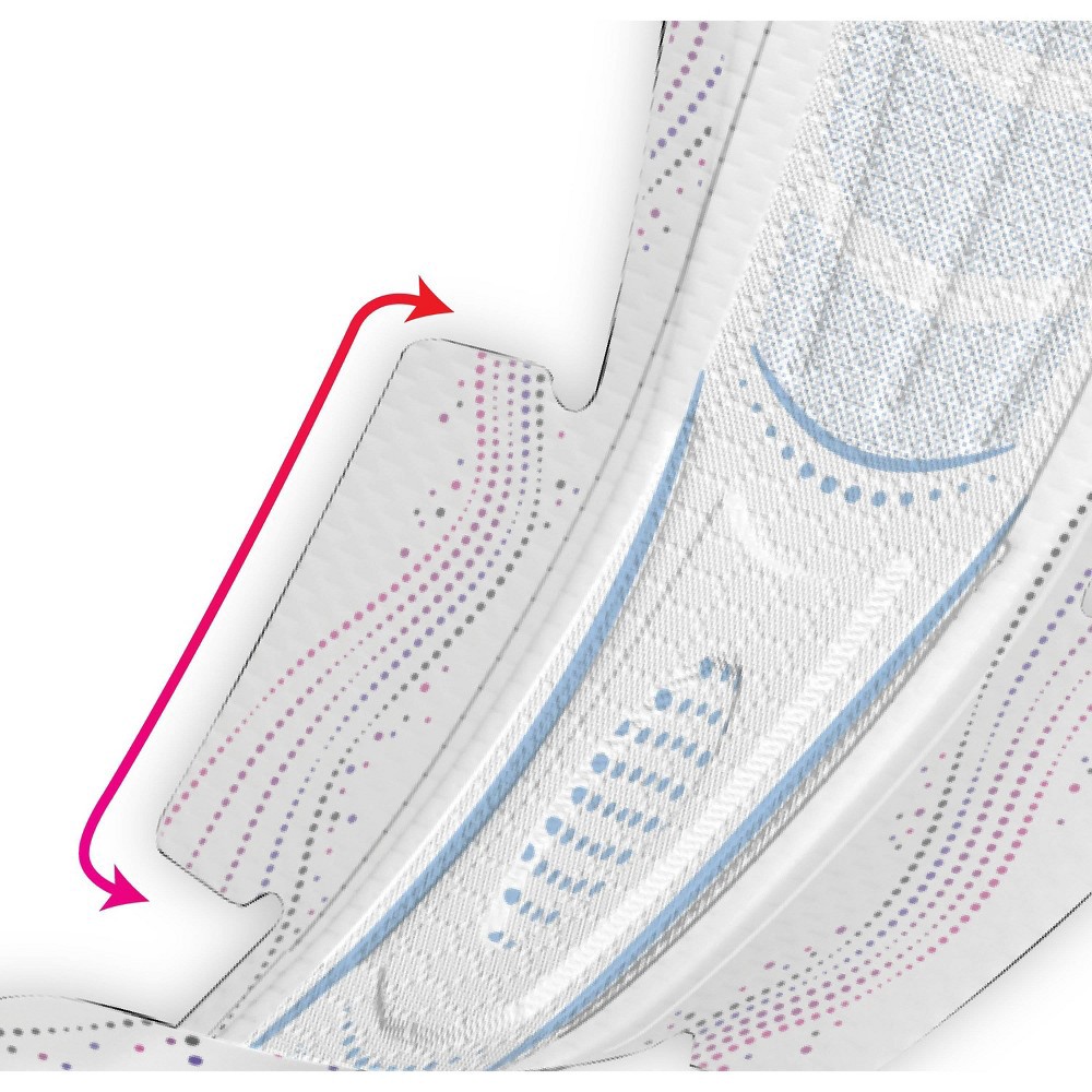 slide 7 of 8, U by Kotex AllNighter Ultra Thin Overnight Fragrance Free Pads with Wings - Extra Heavy - Unscented - 20ct, 20 ct