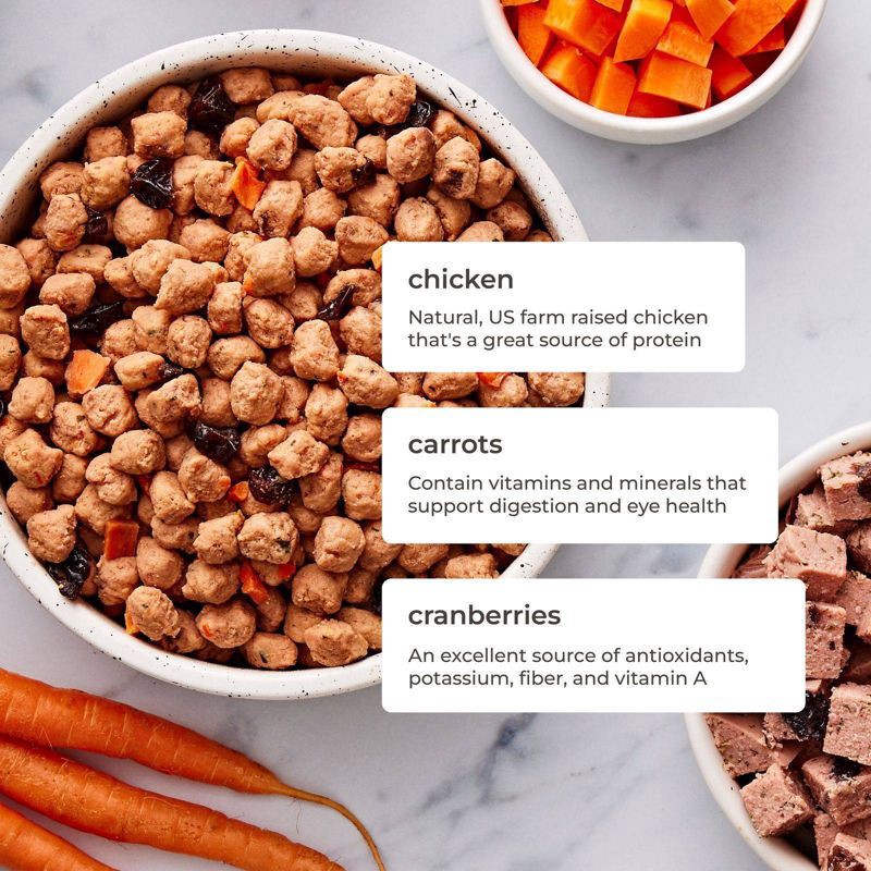 slide 3 of 5, Freshpet Select Grain Free Small Wet Dog Chicken and Vegetable Recipe Refrigerated Wet Dog Food - 1lb, 1 lb