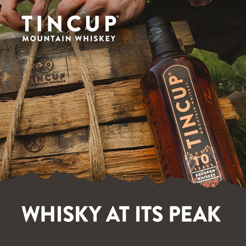 slide 6 of 8, Tincup 10yr Whiskey - 750ml Plastic Bottle, 750 ml