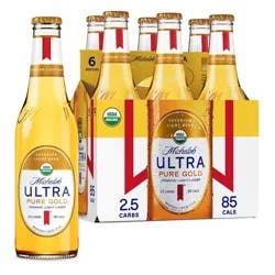 Michelob ULTRA Pure Gold Organic Light Lager Beer - 6pk/12 fl oz Bottles