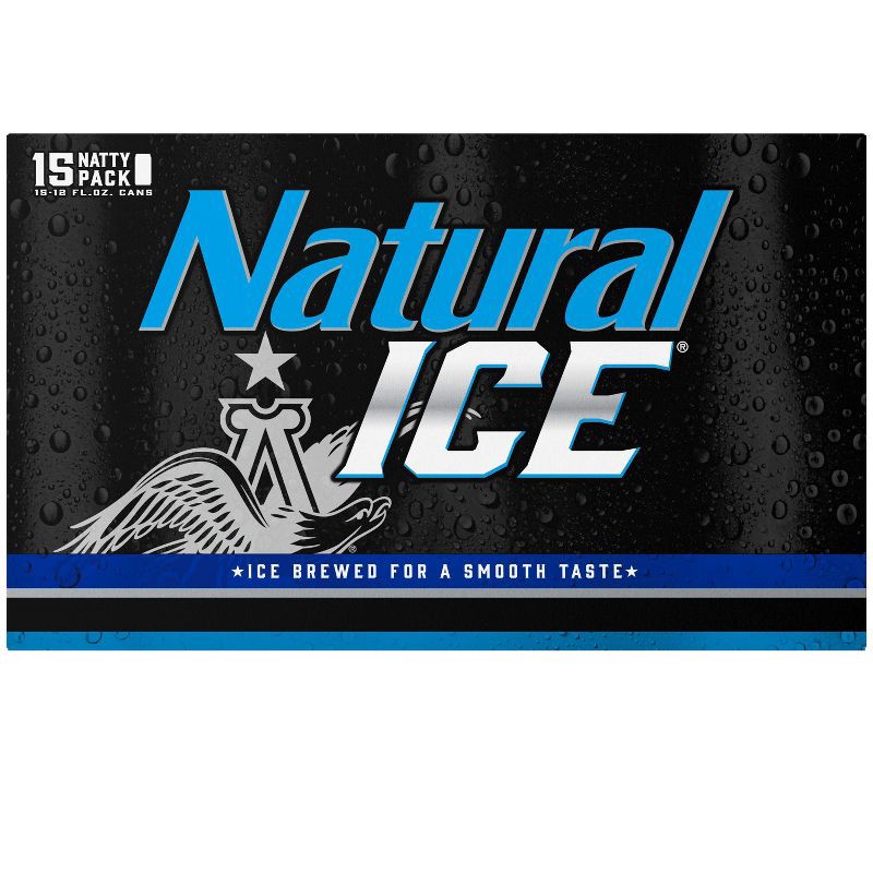 slide 3 of 9, Natural Ice Beer - 15pk/12 fl oz Cans, 15 ct; 12 fl oz