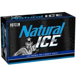 Natural Ice Beer - 15pk/12 fl oz Cans