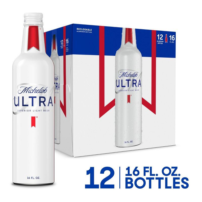 slide 2 of 13, Michelob ULTRA Superior Light American Lager Beer - 12pk/16 fl oz Bottles, 12 ct; 16 fl oz