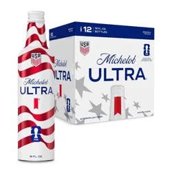Michelob ULTRA Superior Light American Lager Beer - 12pk/16 fl oz Bottles