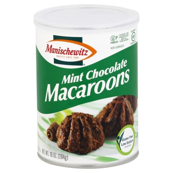 slide 1 of 2, Manischewitz Mint Chocolate Macaroons, 10 oz