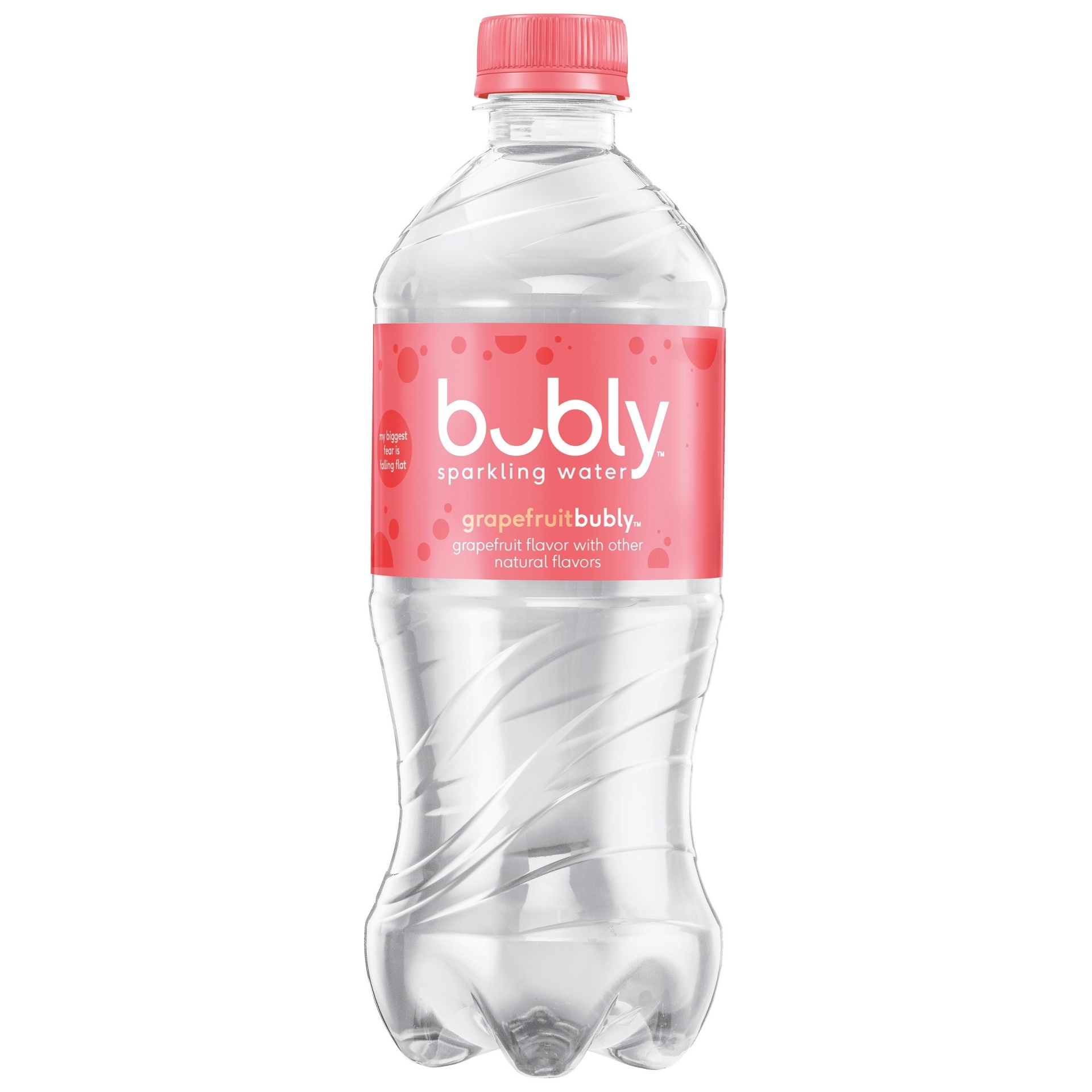 slide 1 of 3, bubly Grapefruit Enhanced Water Bottle, 20 fl oz