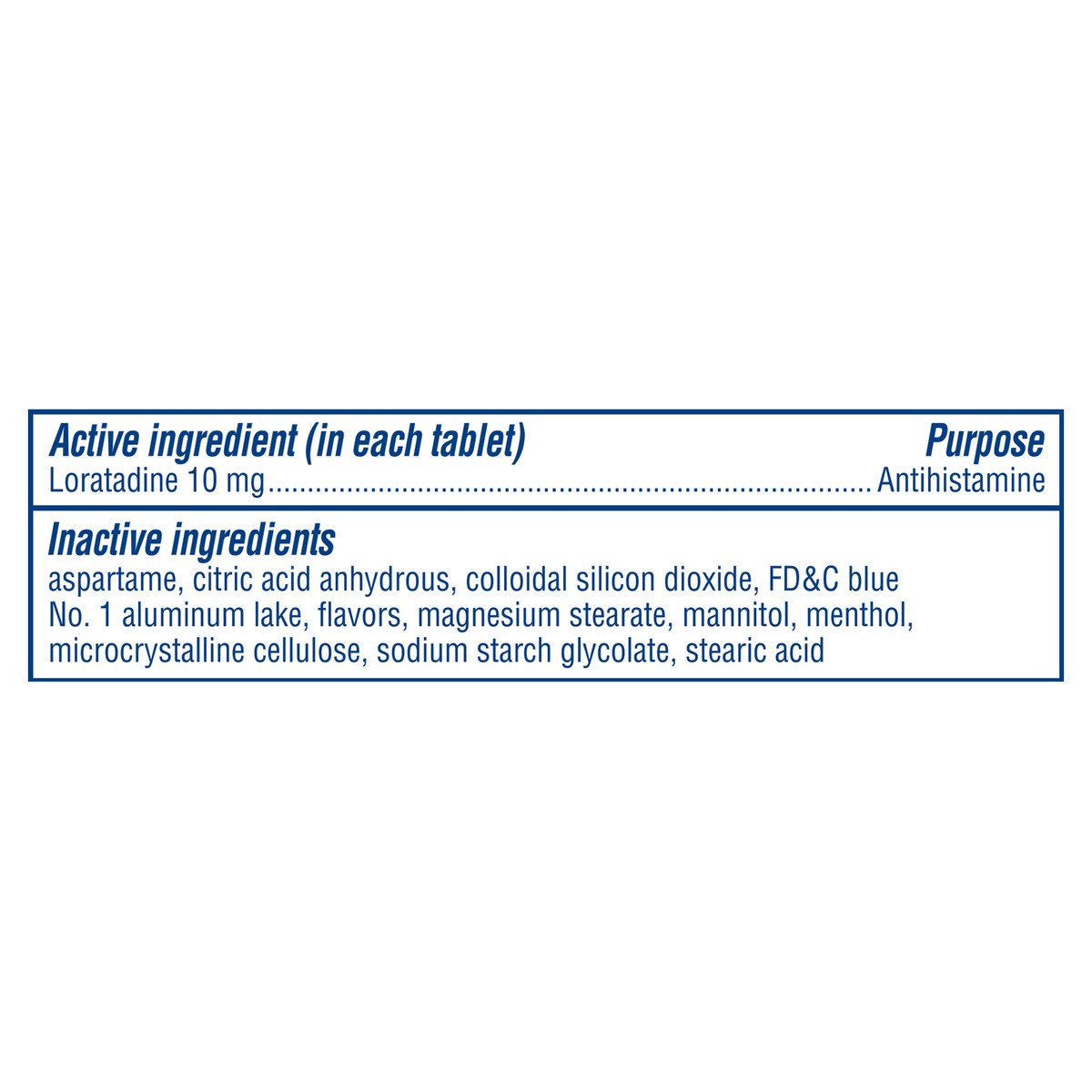 slide 6 of 9, Claritin Chew Cool Tabs 10Mg, 8 ct