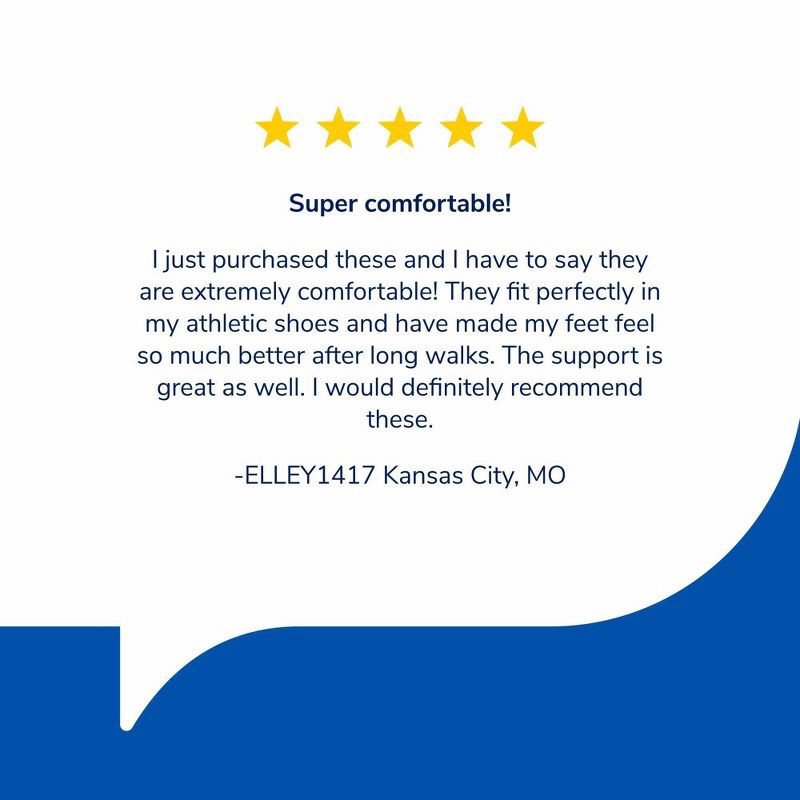 slide 10 of 10, Dr. Scholl's Walk Longer Insoles Women's Shoe Size - 1-Pair - 6-10, 1 ct