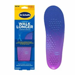 Dr. Scholl's Walk Longer Insoles Women's Shoe Size - 1-Pair - 6-10