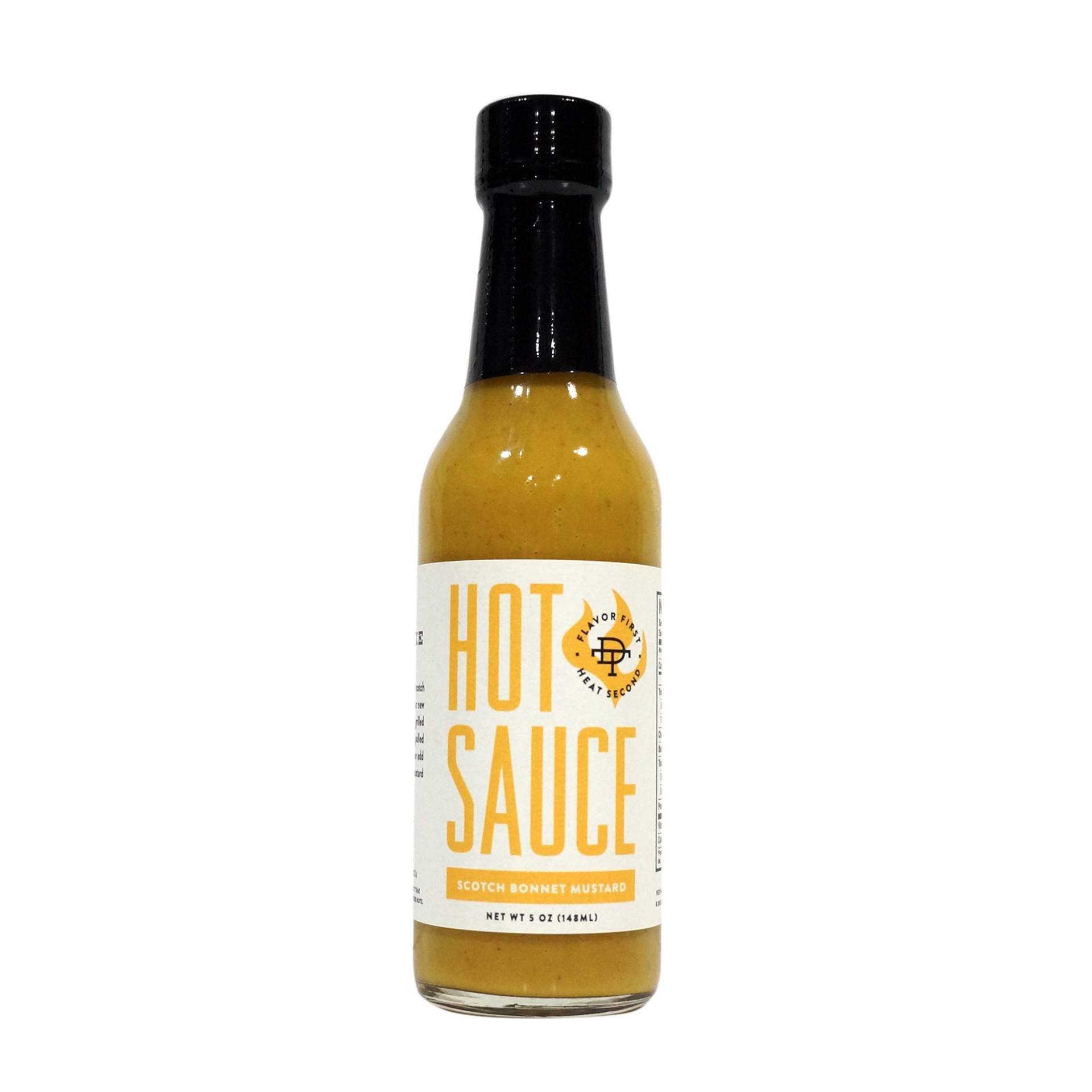 slide 1 of 3, Double Take Salsa Double Take Scotch Bonnet Mustard Hot Sauce, 5 oz