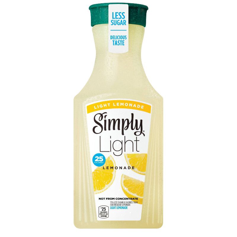 slide 1 of 9, Simply Beverages Simply Light Lemonade Juice Drink - 52 fl oz, 52 fl oz