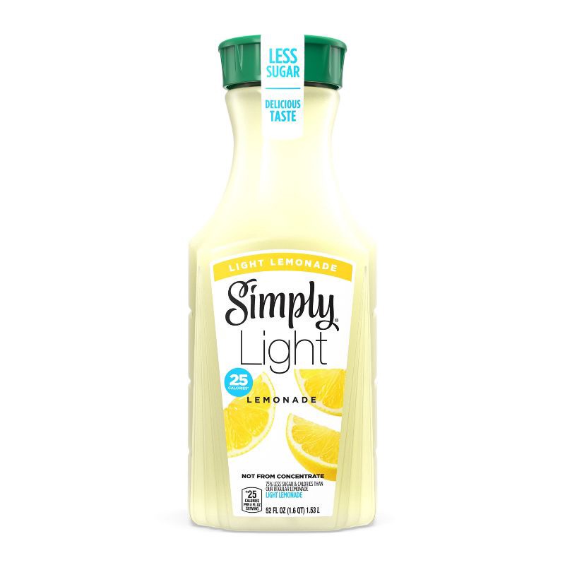 slide 1 of 14, Simply Beverages Simply Light Lemonade Juice Drink - 52 fl oz, 52 fl oz