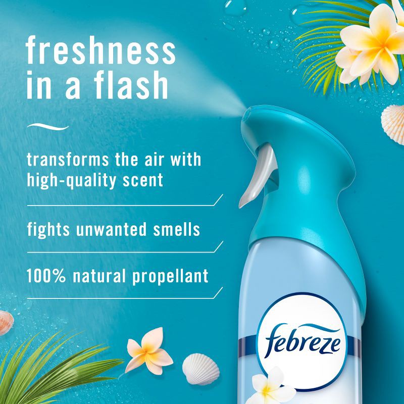 slide 3 of 11, Febreze Odor-Fighting Air Freshener - Bora Bora Waters - 8.8oz, 8.8 oz