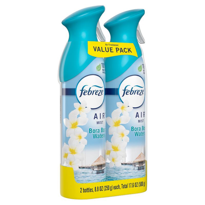 slide 9 of 11, Febreze Odor-Fighting Air Freshener - Bora Bora Waters - 8.8oz, 8.8 oz