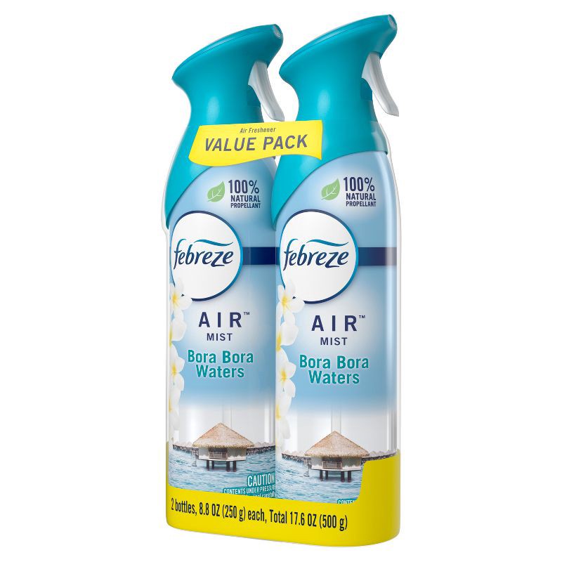 slide 10 of 11, Febreze Odor-Fighting Air Freshener - Bora Bora Waters - 8.8oz, 8.8 oz