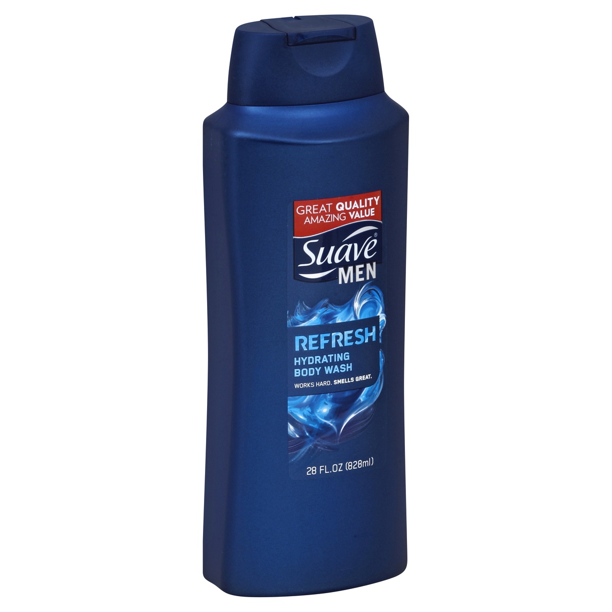 slide 2 of 3, Suave Men Body Wash Refresh, 28 oz, 28 oz