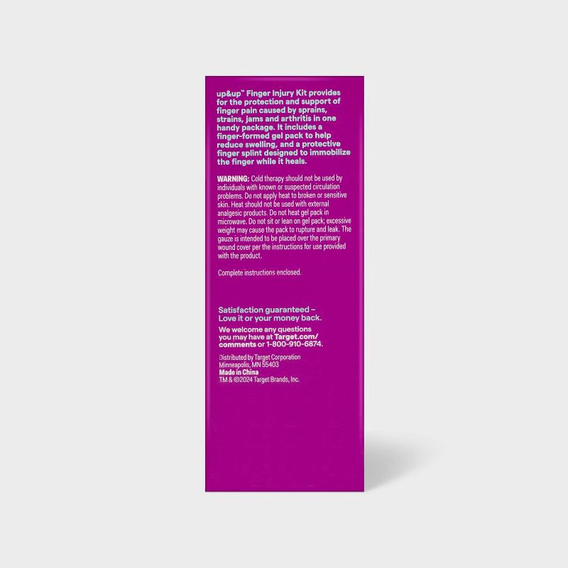 slide 3 of 3, Finger Injury Kit - up&up™, 1 ct