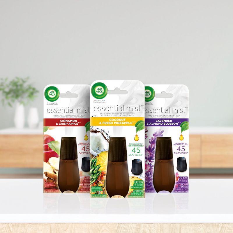 slide 5 of 8, Air Wick Essential Mist Lavender & Almond Blossom Air Freshener Refill - 0.67 fl oz, 0.67 fl oz