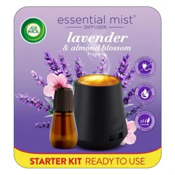 Air Wick Essential Mist Lavender & Almond Blossom Air Freshener - 0.67oz: Aromatherapy Diffuser, Electric, Battery Powered, 8-Hour Run Time