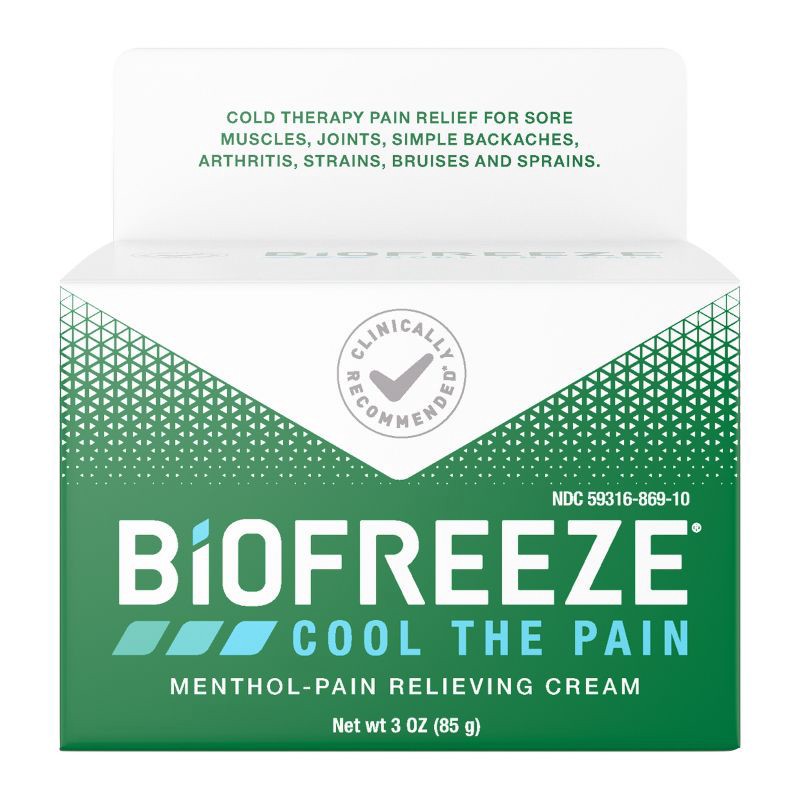 slide 1 of 13, Biofreeze Pain Relieving Cream - 3oz, 3 oz