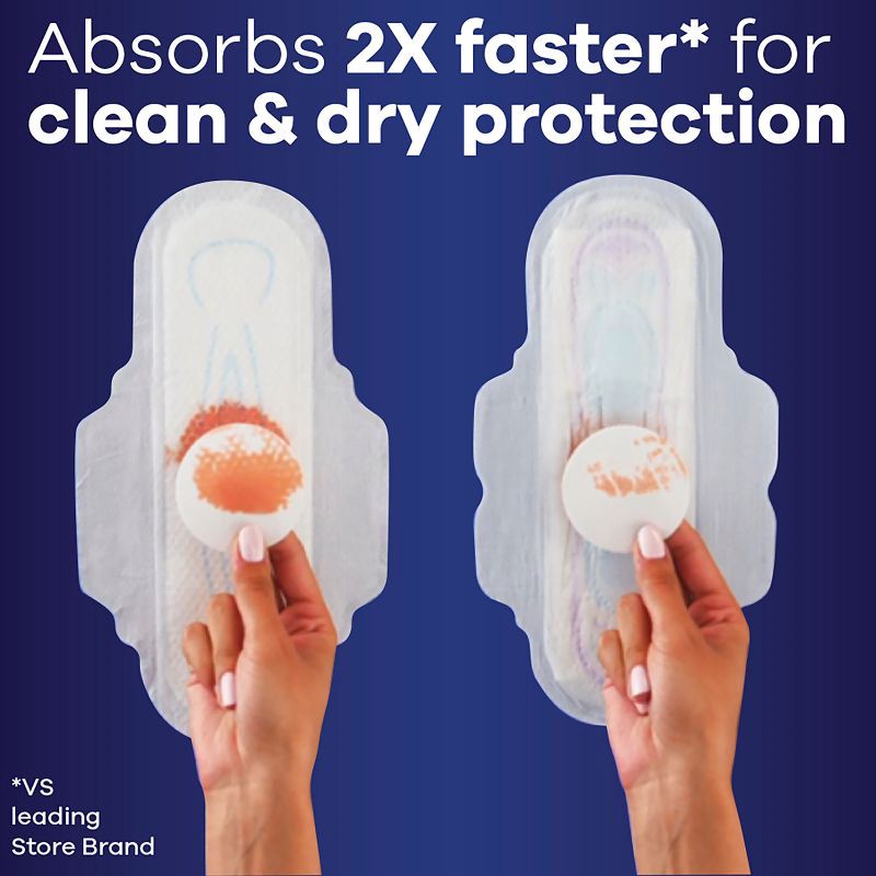Always Extra Heavy Overnight Absorbency Unscented Ultra Thin Pads with  Wings - Size 5 - 46ct 46 ct