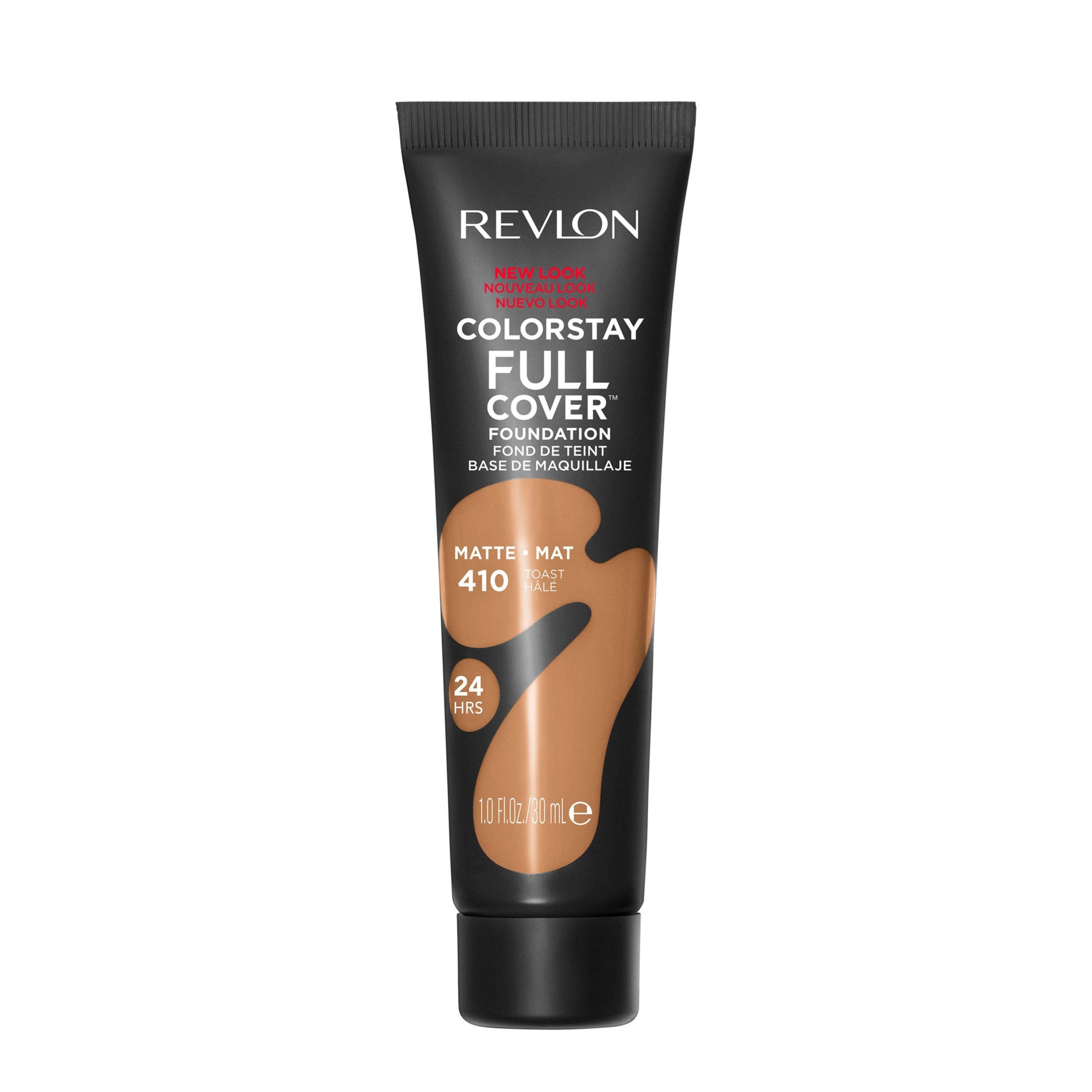 slide 1 of 4, Revlon ColorStay Full Cover Matte Foundation - 410 Toast - 1 fl oz, 1 fl oz