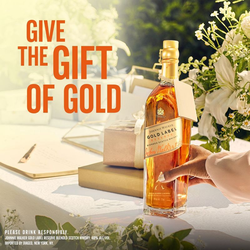 slide 4 of 7, Johnnie Walker Gold Label Scotch Whisky - 750ml Bottle, 750 ml