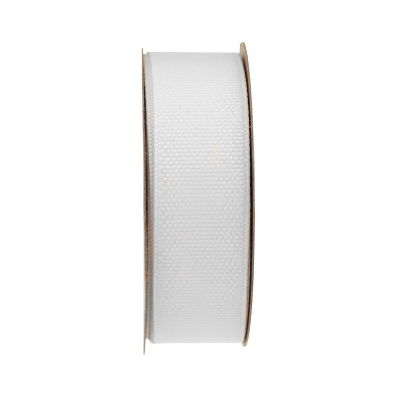 Grosgrain Ribbon White 1 | Harts Fabric