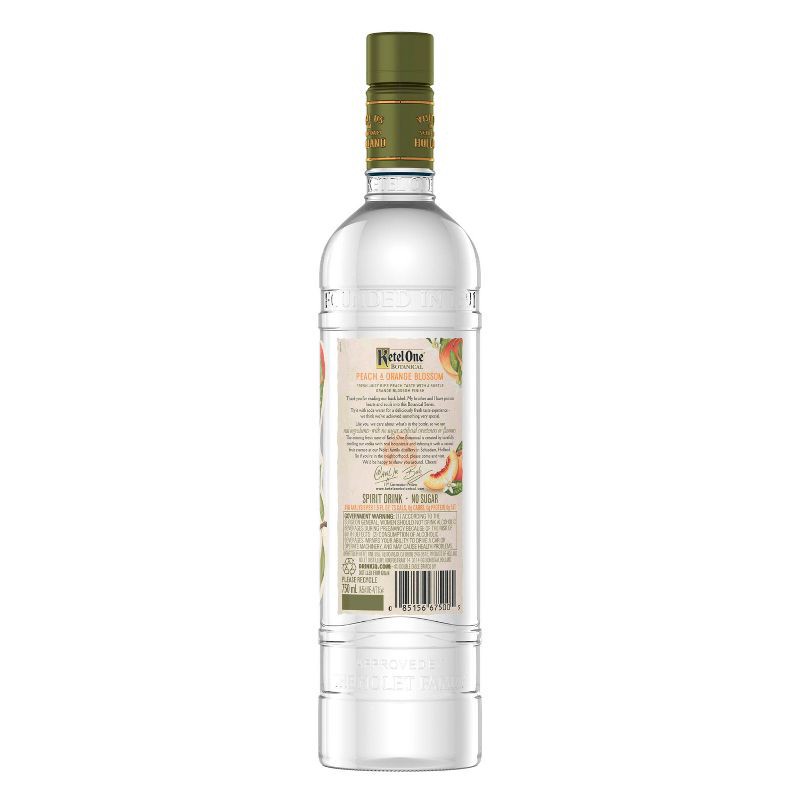 slide 5 of 6, Ketel One Botanicals Peach Orange Blossom Vodka - 750ml Bottle, 750 ml