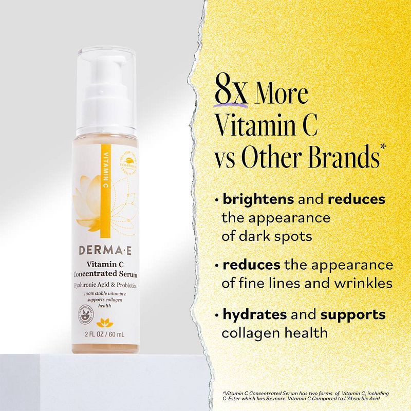 slide 3 of 9, derma e Vitamin C Serum - 2 fl oz, 2 fl oz