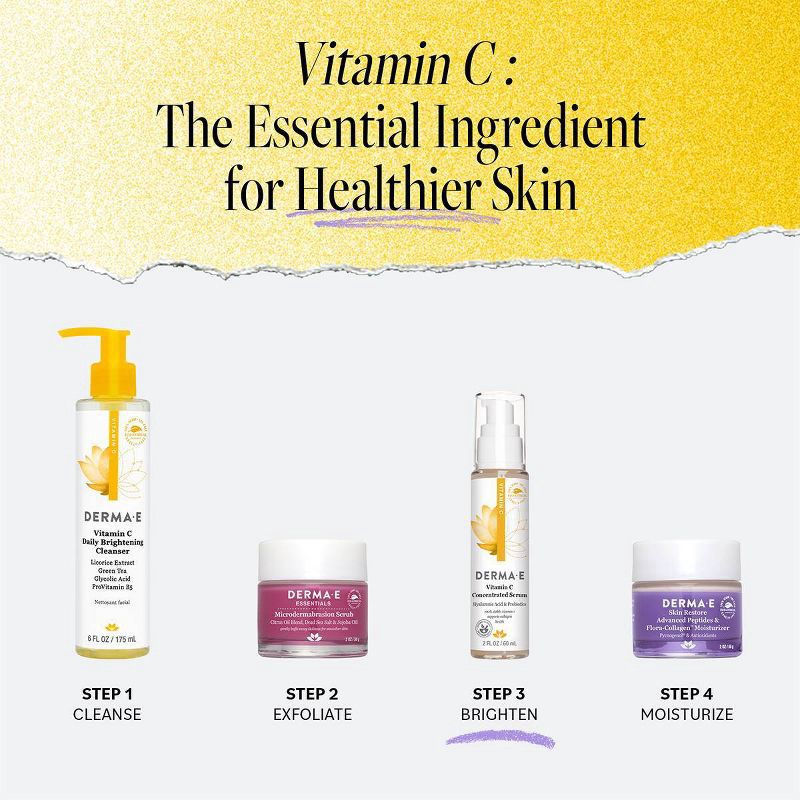 slide 7 of 9, derma e Vitamin C Serum - 2 fl oz, 2 fl oz