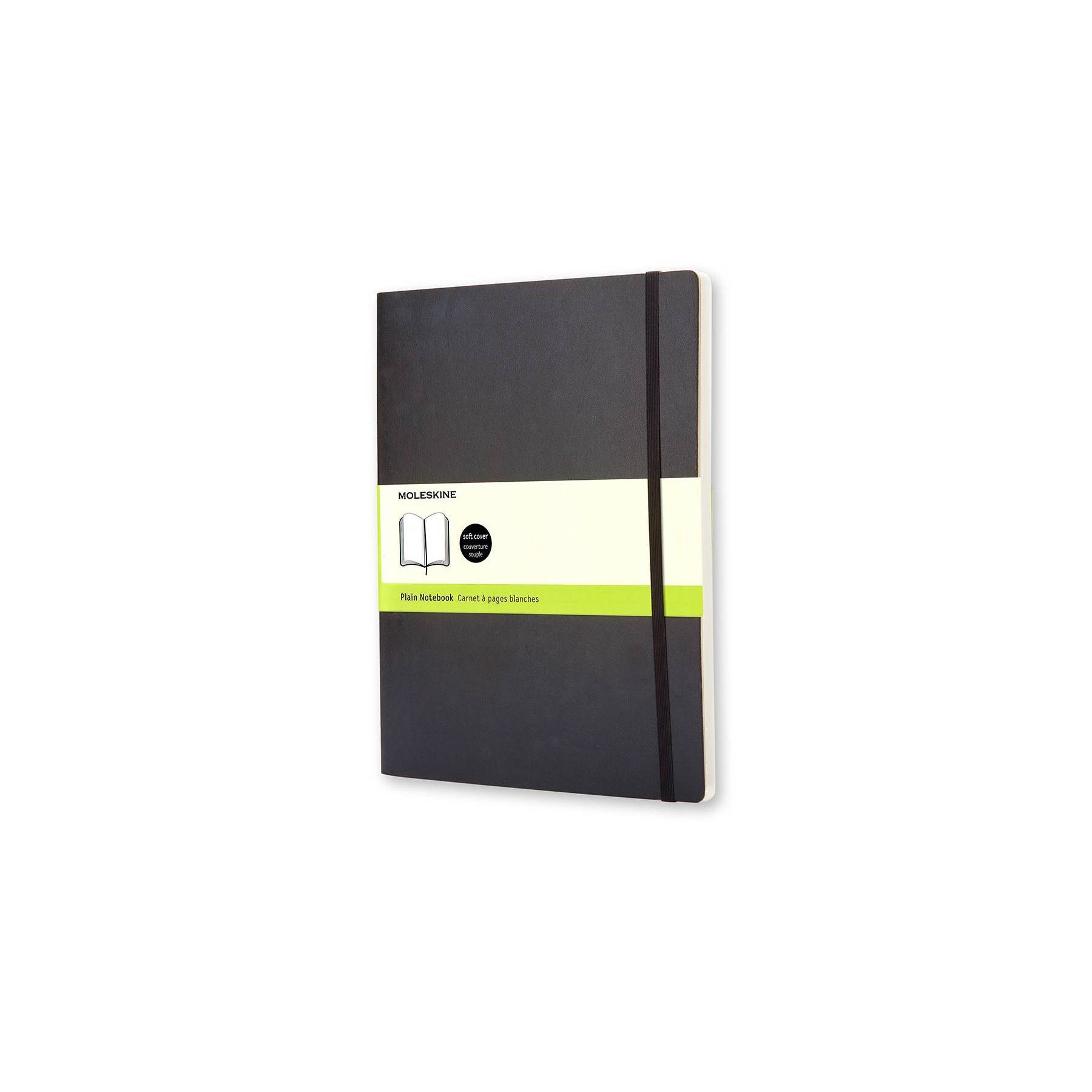 slide 1 of 6, Moleskine Blank Composition Journal Extra Large - Black Softcover, 1 ct