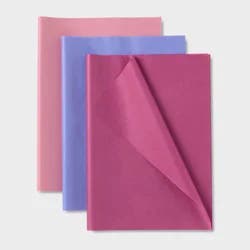 20ct Tissue Paper Purple/Pink - Spritz™: Gift Bag Accessories, Solid Pattern, All Occasions, 16.5"x24"