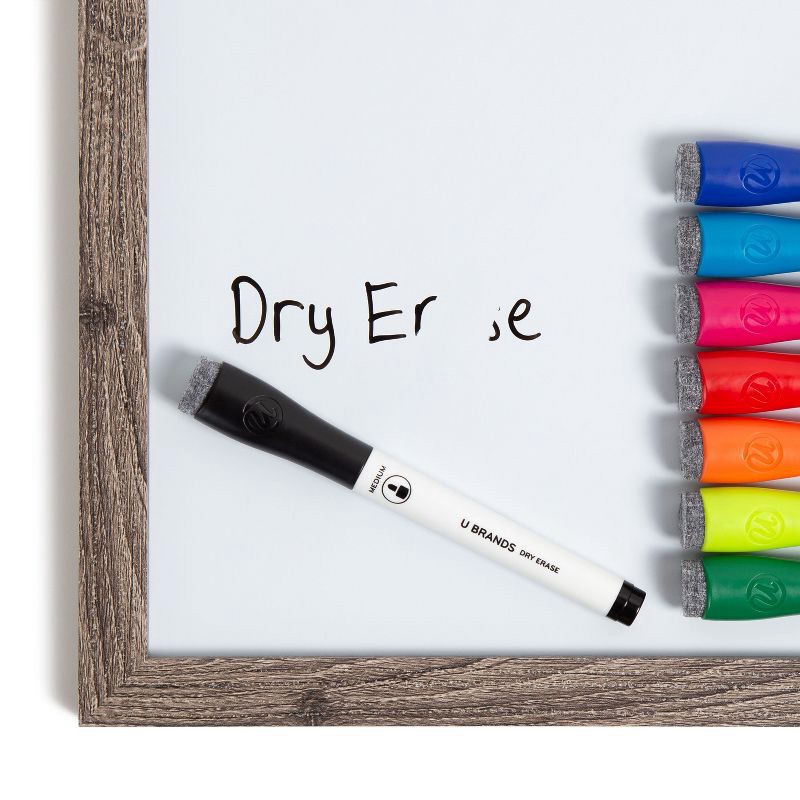 slide 4 of 4, U Brands 8ct Medium Point Dry Erase Markers, 8 ct