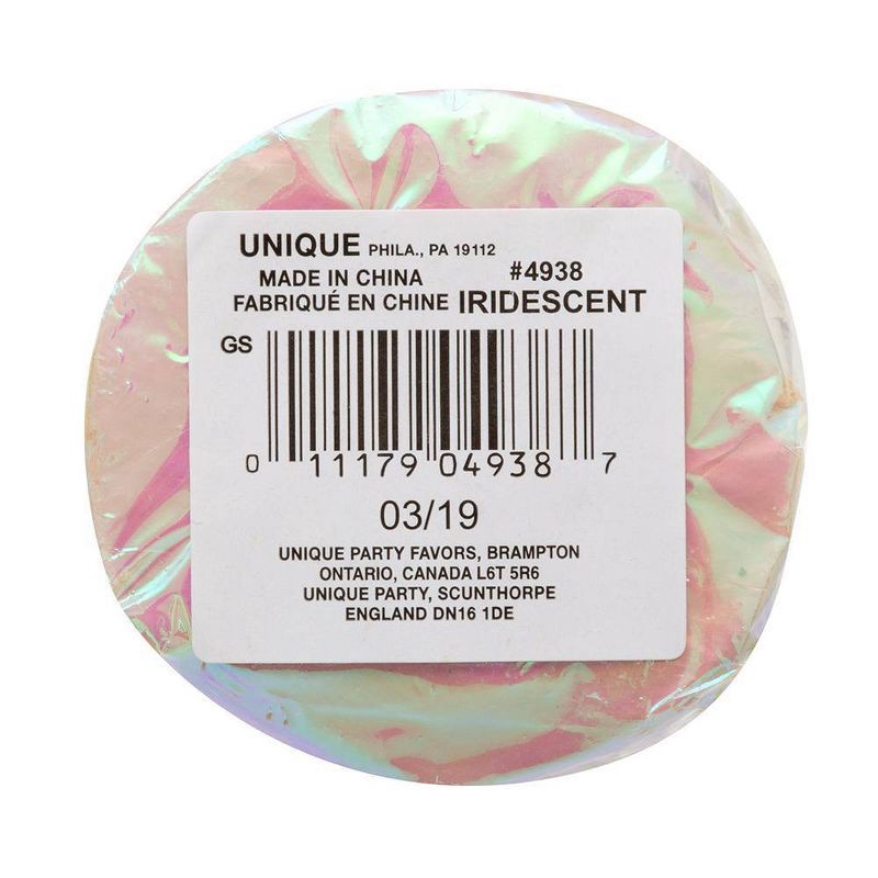 slide 2 of 3, Unique Industries Balloon Weight and Accessory White/Iridescent, 1 ct