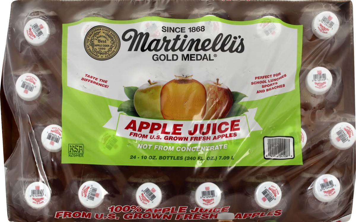 slide 5 of 13, Martinelli's Apple Juice - 24 ct, 24 ct