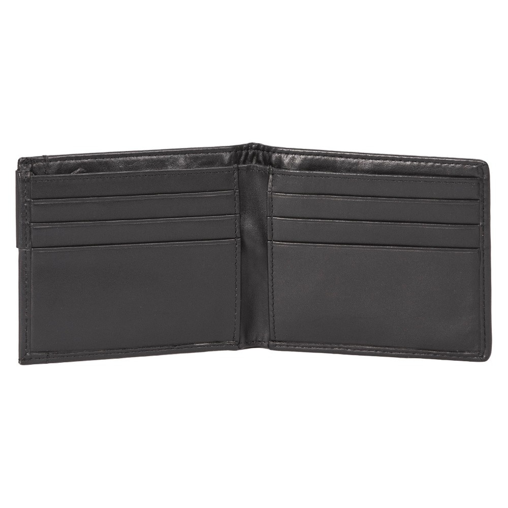 slide 2 of 5, SWISSGEAR Men's Nylon Inlay Bi-Fold Black Wallet - Black One Size, 1 ct