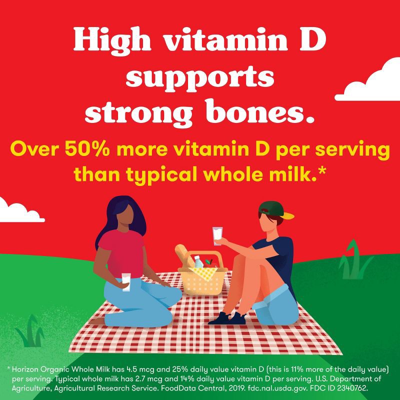 slide 5 of 12, Horizon Organic Whole High Vitamin D Milk - 1gal, 1 gal