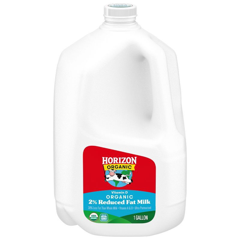 slide 1 of 13, Horizon Organic 2% Reduced Fat High Vitamin D Milk - 1gal, 1 gal