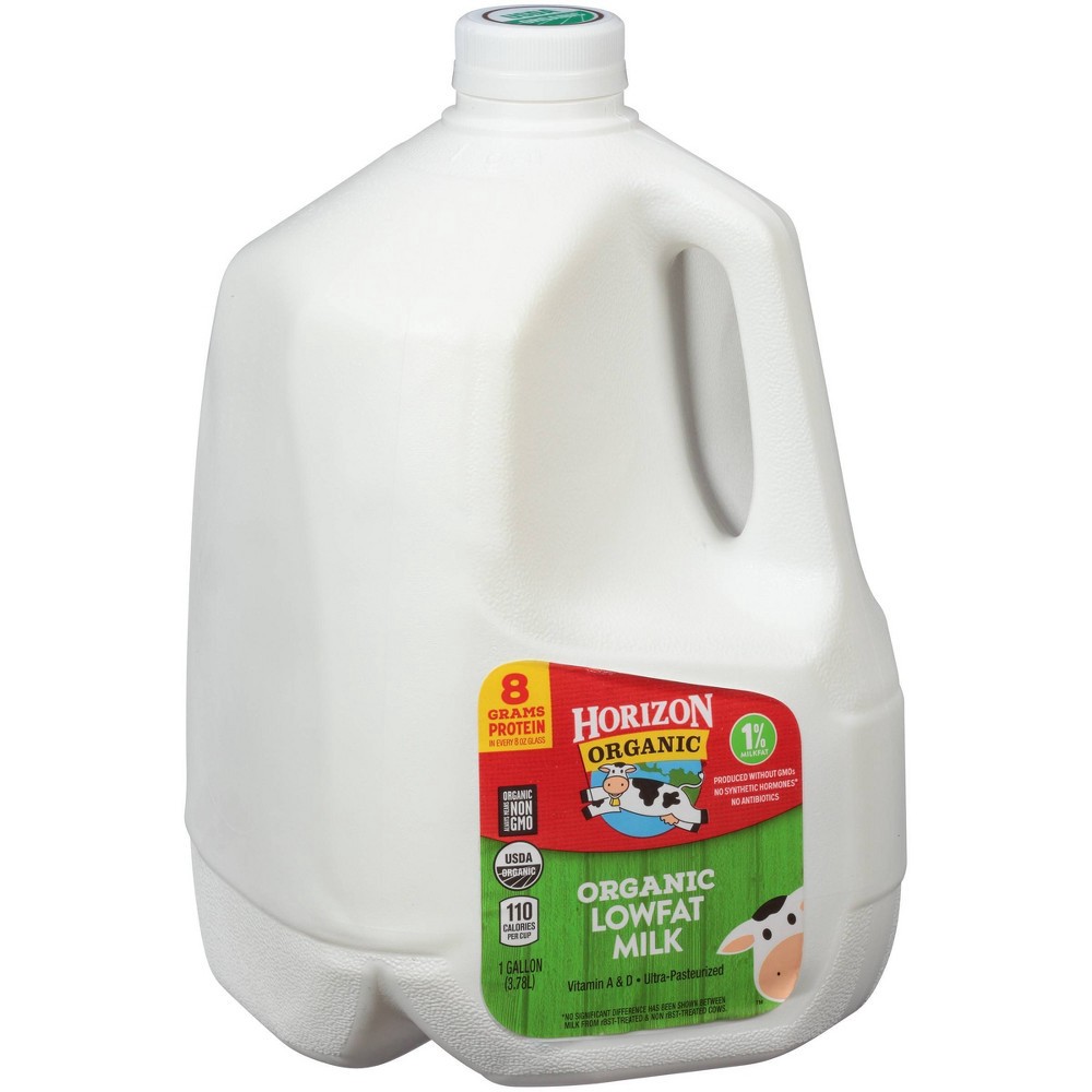 slide 4 of 9, Horizon Organic 1% Lowfat High Vitamin D Milk - 1gal, 1 gal