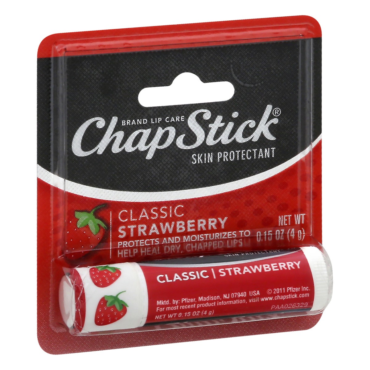 slide 2 of 12, Chapstick Lip Balm Strawberry, 0.15 oz