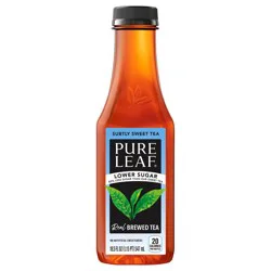 Pure Leaf Brewed Tea, Lower Sugar, Subtly Sweet Tea