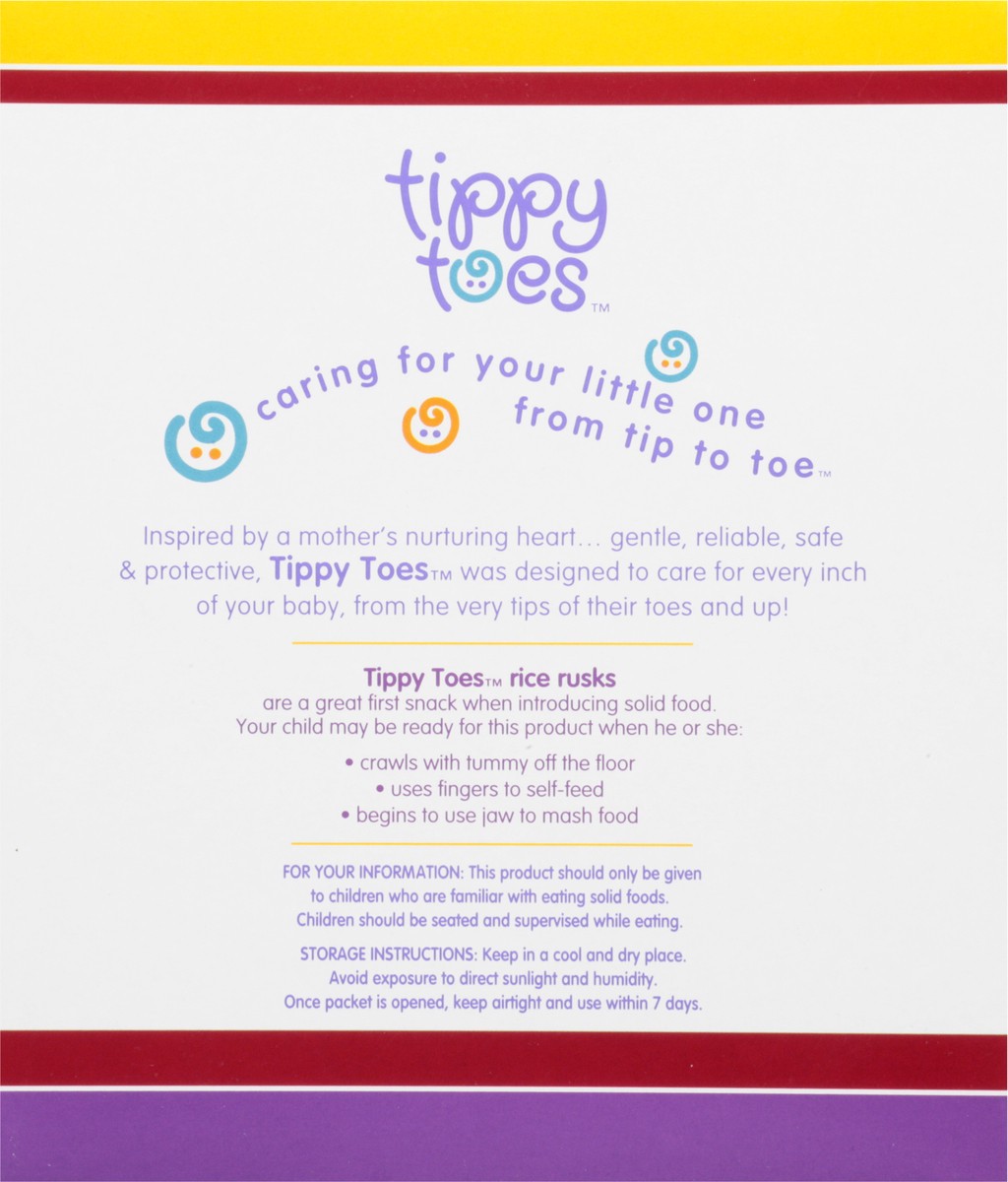 slide 5 of 9, Tippy Toes Toddler Snack Rice Rusk Ba, 1.67 oz