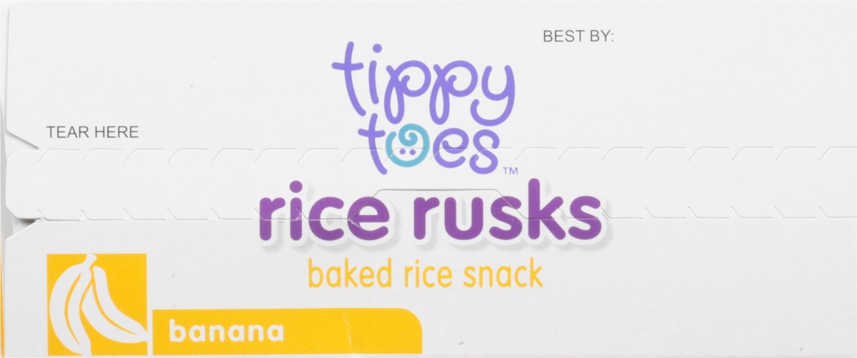 slide 9 of 9, Tippy Toes Toddler Snack Rice Rusk Ba, 1.67 oz