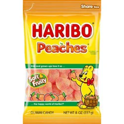 HARIBO Peaches Gummi Candy - 8oz