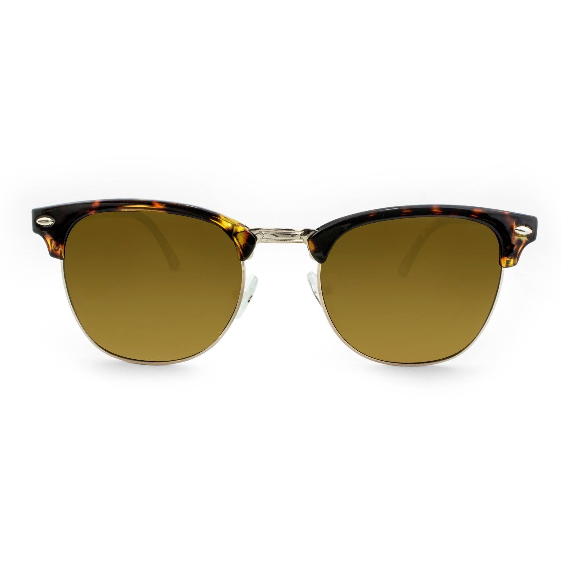 slide 1 of 3, Women's Retro Browline Sunglasses - A New Day Brown, 1 ct